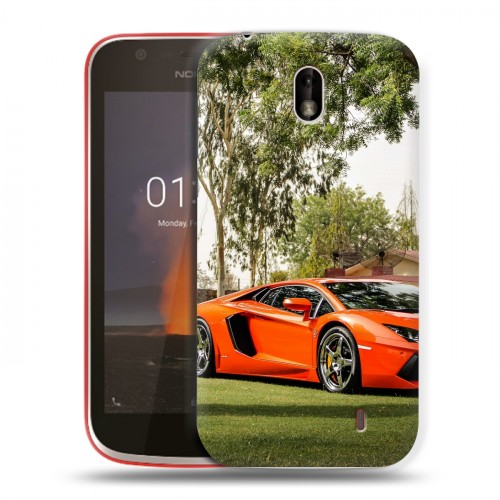 Дизайнерский пластиковый чехол для Nokia 1 Lamborghini