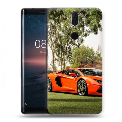 Дизайнерский пластиковый чехол для Nokia 8 Sirocco Lamborghini