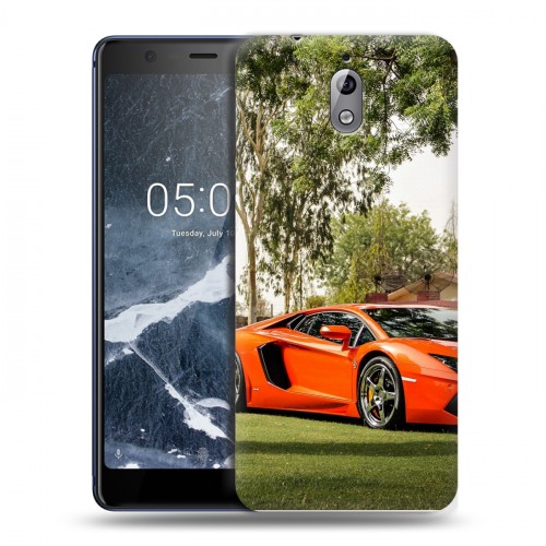 Дизайнерский пластиковый чехол для Nokia 3.1 Lamborghini