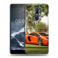 Дизайнерский пластиковый чехол для Nokia 5.1 Lamborghini