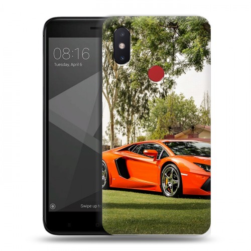 Дизайнерский пластиковый чехол для Xiaomi Mi8 SE Lamborghini