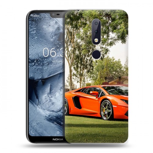 Дизайнерский пластиковый чехол для Nokia 6.1 Plus Lamborghini