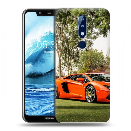 Дизайнерский силиконовый чехол для Nokia 5.1 Plus Lamborghini