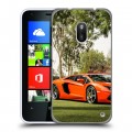 Дизайнерский пластиковый чехол для Nokia Lumia 620 Lamborghini