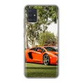 Дизайнерский силиконовый чехол для Samsung Galaxy A51 Lamborghini