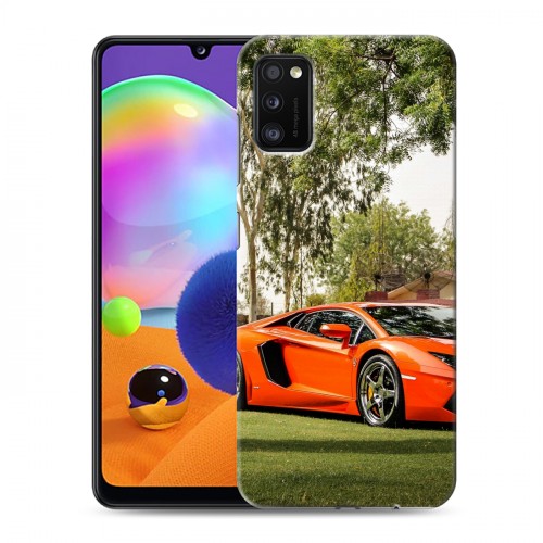 Дизайнерский силиконовый чехол для Samsung Galaxy A41 Lamborghini