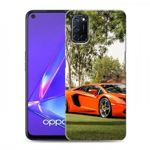 Дизайнерский пластиковый чехол для OPPO A52 Lamborghini