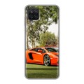 Дизайнерский силиконовый чехол для Samsung Galaxy A12 Lamborghini