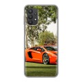 Дизайнерский силиконовый чехол для Samsung Galaxy A32 Lamborghini