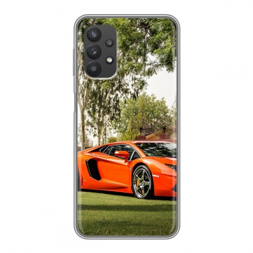 Дизайнерский силиконовый чехол для Samsung Galaxy A32 Lamborghini