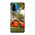 Дизайнерский силиконовый чехол для Xiaomi Poco F3 Lamborghini