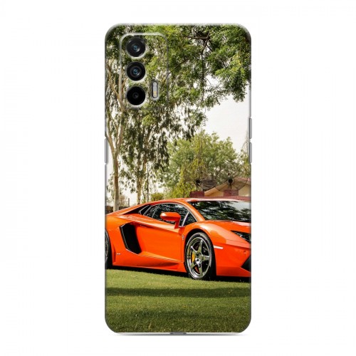 Дизайнерский силиконовый чехол для Realme GT Lamborghini