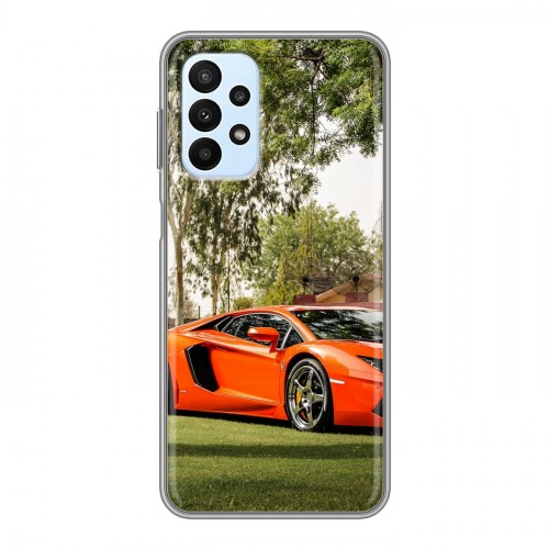 Дизайнерский силиконовый чехол для Samsung Galaxy A23 Lamborghini