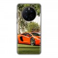 Дизайнерский силиконовый с усиленными углами чехол для Huawei Mate 50 Lamborghini