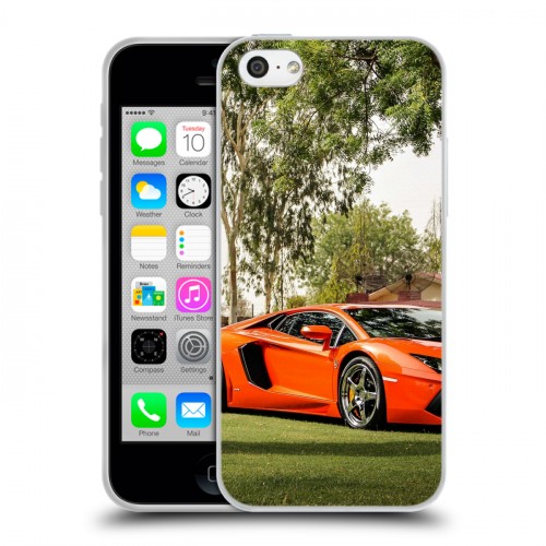 Дизайнерский пластиковый чехол для Iphone 5c Lamborghini