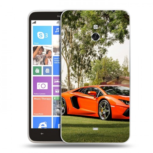 Дизайнерский пластиковый чехол для Nokia Lumia 1320 Lamborghini