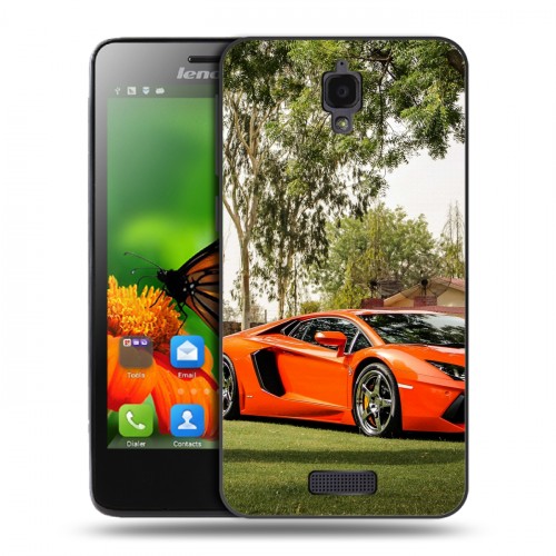 Дизайнерский пластиковый чехол для Lenovo S660 Lamborghini