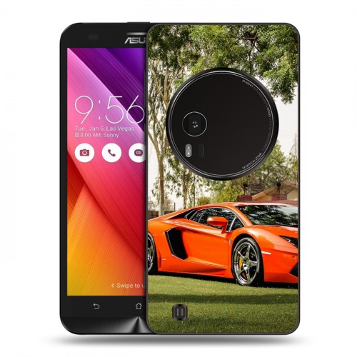 Дизайнерский силиконовый чехол для Asus Zenfone Zoom Lamborghini