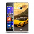 Дизайнерский пластиковый чехол для Microsoft Lumia 540 Lamborghini