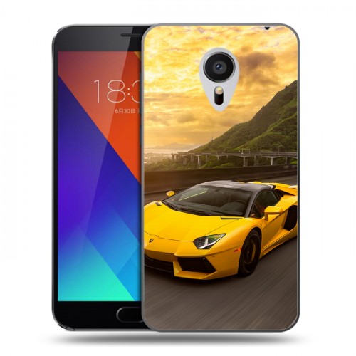 Дизайнерский пластиковый чехол для Meizu MX5 Lamborghini