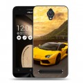 Дизайнерский пластиковый чехол для ASUS Zenfone Go Lamborghini