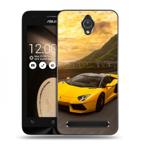 Дизайнерский пластиковый чехол для ASUS Zenfone Go Lamborghini