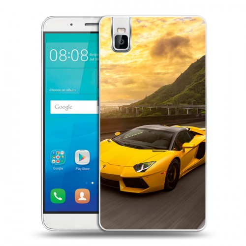 Дизайнерский пластиковый чехол для Huawei ShotX Lamborghini