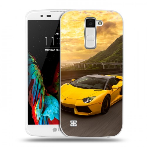 Дизайнерский пластиковый чехол для LG K10 Lamborghini