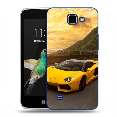 Дизайнерский пластиковый чехол для LG K4 Lamborghini