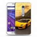 Дизайнерский пластиковый чехол для Lenovo Moto G Lamborghini