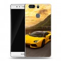 Дизайнерский пластиковый чехол для Huawei P9 Plus Lamborghini