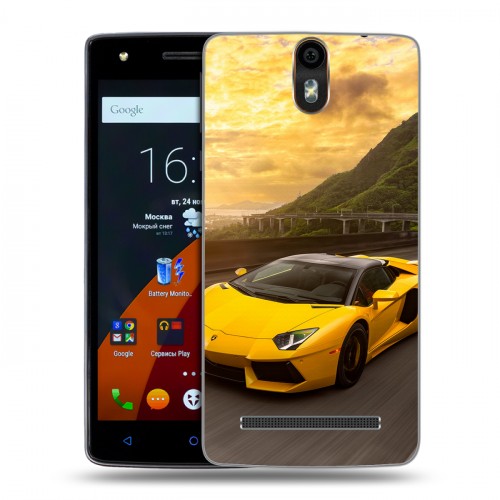 Дизайнерский силиконовый чехол для Wileyfox Storm Lamborghini