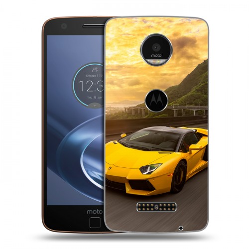 Дизайнерский пластиковый чехол для Lenovo Moto Z Lamborghini