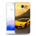 Дизайнерский пластиковый чехол для Meizu M3E Lamborghini