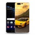 Дизайнерский пластиковый чехол для Huawei P10 Lamborghini