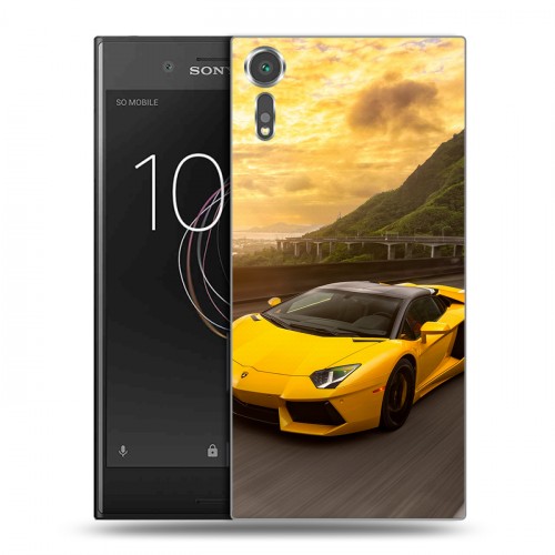 Дизайнерский пластиковый чехол для Sony Xperia XZs Lamborghini