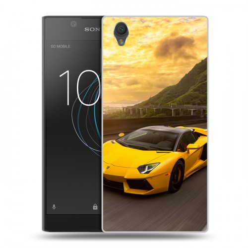 Дизайнерский пластиковый чехол для Sony Xperia L1 Lamborghini