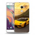 Дизайнерский пластиковый чехол для HTC One X10 Lamborghini