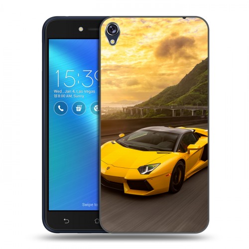 Дизайнерский силиконовый чехол для Asus ZenFone Live Lamborghini