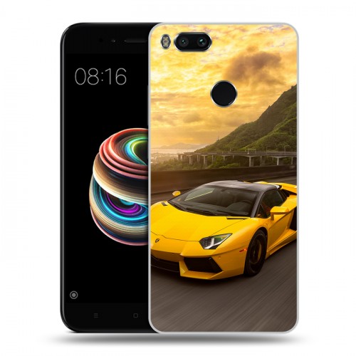 Дизайнерский силиконовый чехол для Xiaomi Mi5X Lamborghini