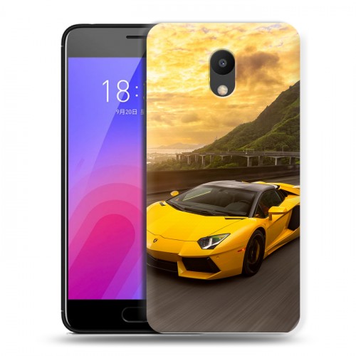 Дизайнерский пластиковый чехол для Meizu M6 Lamborghini