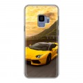 Дизайнерский пластиковый чехол для Samsung Galaxy S9 Lamborghini