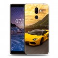 Дизайнерский пластиковый чехол для Nokia 7 Plus Lamborghini