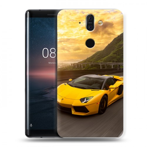 Дизайнерский пластиковый чехол для Nokia 8 Sirocco Lamborghini