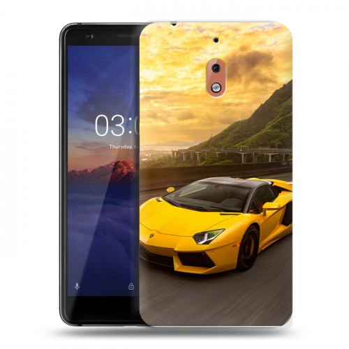 Дизайнерский силиконовый чехол для Nokia 2.1 Lamborghini