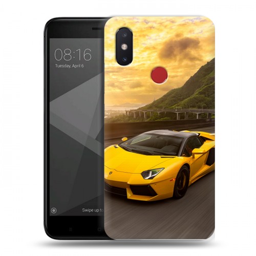 Дизайнерский пластиковый чехол для Xiaomi Mi8 SE Lamborghini