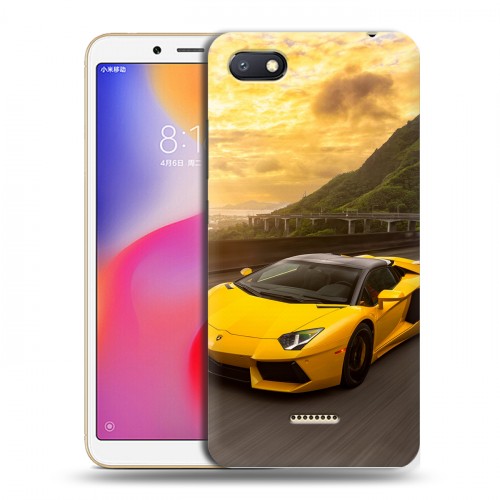 Дизайнерский пластиковый чехол для Xiaomi RedMi 6A Lamborghini