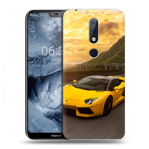 Дизайнерский силиконовый чехол для Nokia 6.1 Plus Lamborghini