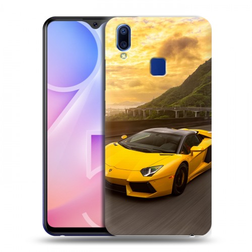 Дизайнерский пластиковый чехол для Vivo Y95 Lamborghini