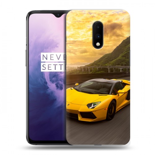 Дизайнерский пластиковый чехол для OnePlus 7 Lamborghini